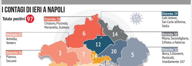 Covid A Napoli La Mappa Dei Contagi In Aumento Nel Centro Storico