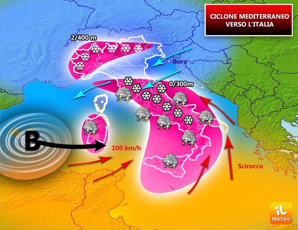 Meteo Italia Nell Occhio Del Ciclone Burian Porta Temporali Grandine