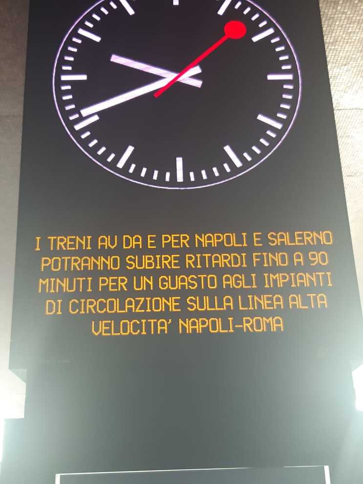 Nuovo guasto sulla linea dell Alta Velocità disagi treni soppressi e