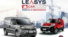 Leasys allarga i servizi Carcloud con Fiorino e Doblò. Nella flotta ora due van di Fiat Professional