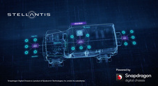 Stellantis: piattaforme Qualcomm per auto connesse. Dal 2024 digital chassis Snapdragon a bordo di milioni di veicoli del gruppo