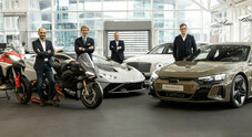 Lamborghini e Ducati, il made in Italy a Quattro Anelli. Nel 2021 da record di Audi spiccano i gioielli a 2 e 4 ruote della Motor Valley
