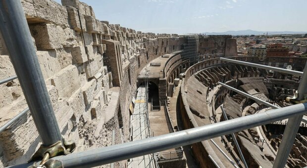 Roma, l'attico segreto a 50 metri di altezza che svela la vera storia del Colosseo