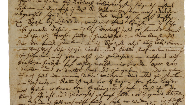 La lettera di Mozart alla moglie il 10 aprile 1789