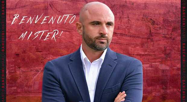 Marco Banchini, 40 anni, nuovo allenatore della Vis Pesaro