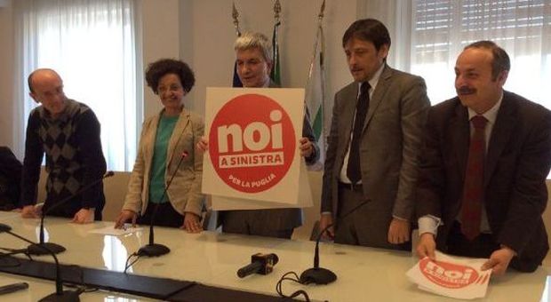 "Noi a sinistra per la Puglia", Vendola presenta il simbolo. Stefàno: «Siamo lealmente dentro la coalizione»