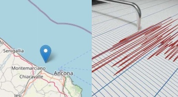 Paura all'alba: scossa di terremoto sulla costa delle Marche. Sciame sismico nel mare Adriatico