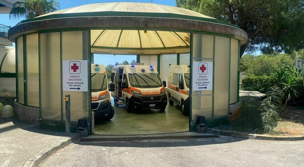Il pronto soccorso dell'ospedale di Gallipoli