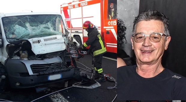 Civitanova, tragico schianto col furgone in autostrada: Delio muore sotto gli occhi del figlio