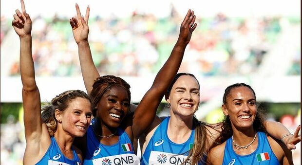 Staffetta femminile 4x100 in finale ai mondiali di atletica: Zaynab Dosso, Dalia Kaddari, Anna Bongiorni e Vittoria Fontana fanno anche il record italiano