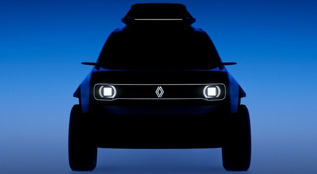 La Renault 4 concept elettrica in allestimento Raid 4L Trophy
