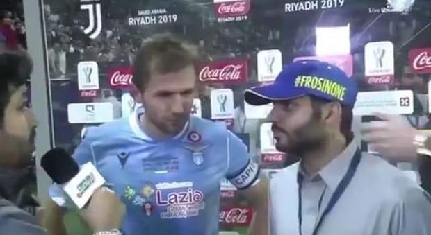 Abdullah, il saudita innamorato dell'Italia, che indossava il berretto del Frosinone durante la Supercoppa italiana: «Sono ciociaro al 100%»