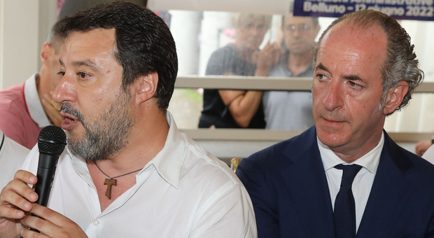 Matteo Salvini e Luca Zaia