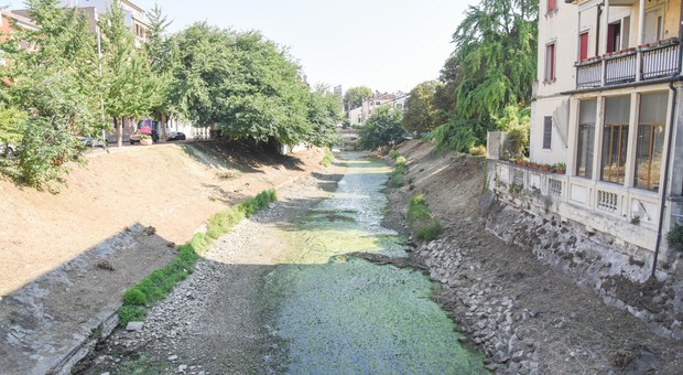 Canali in secca a Padova