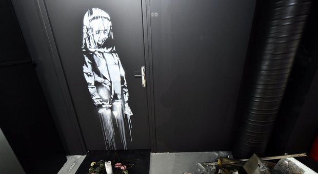 Bataclan, la porta rubata con l'opera di Banksy ritrovata in un casale in Abruzzo