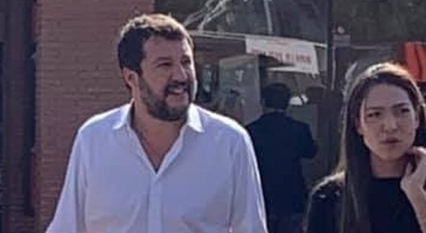 Matteo Salvini e Francesca Verdini, mano nella mano alla Festa del Cinema: la foto che smentisce la crisi