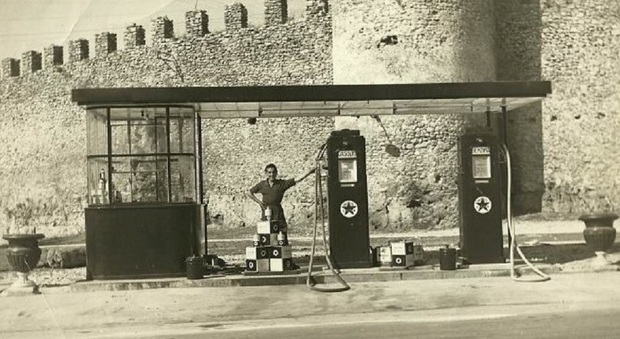 Il vecchio distributore a Rieti
