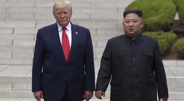 Donald Trump e Kim Jong-un nel loro ultimo incontro lo scorso 30 giugno