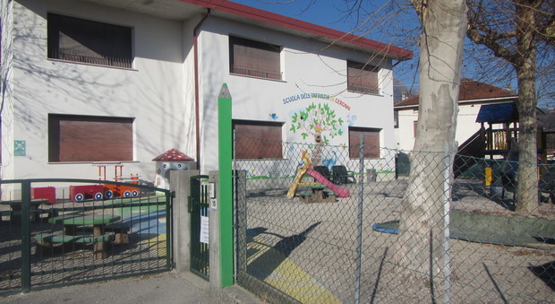 L'asilo di Cergnai di Santa Giustina dove Erostrato ha spedito il sacchetto di caramelle con gli spilli L'asilo di Cergnai di Santa Giustina dove Erostrato ha spedito il sacchetto di caramelle con gli spilli