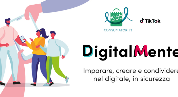 DigitalMente, il nuovo progetto di sicurezza e benessere digitale nelle scuole ideato da Consumatori.it e Tik Tok