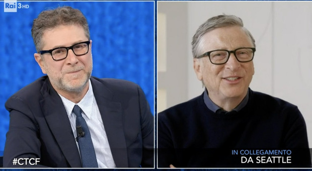 Bill Gates a Che Tempo Che Fa: «Io presidente Usa? No, preferisco occuparmi del clima»