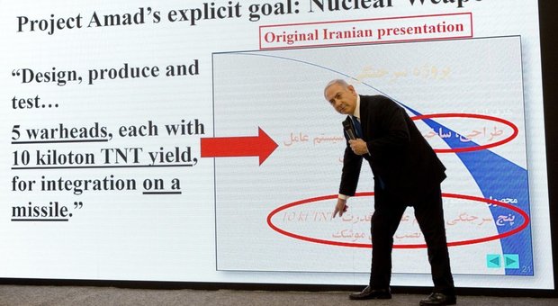 Netanyahu: «Nucleare, l'Iran mente: punta a 5 atomiche come Hiroshima»