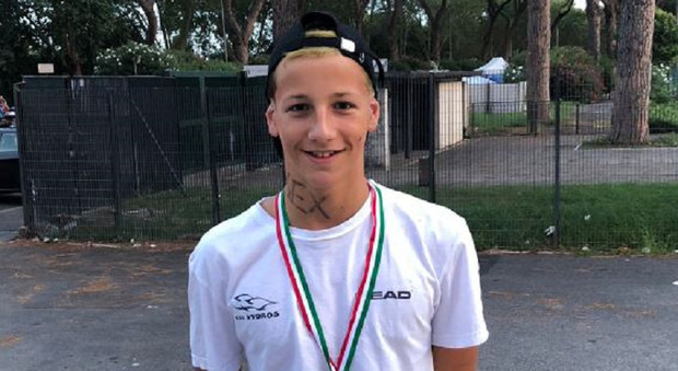 Massimo Chiaroni ai Campionati Juniores di nuoto