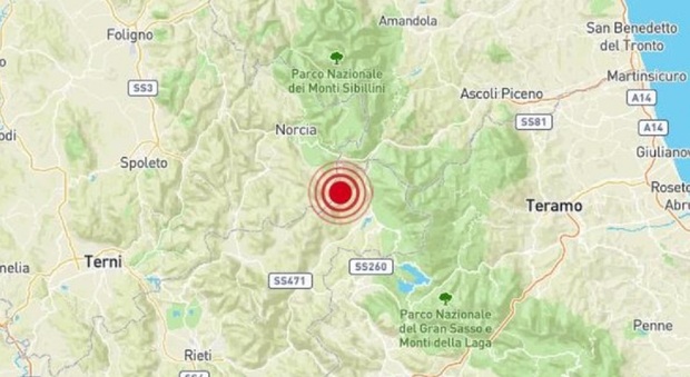 Terremoto ad Accumoli, scossa di magnitudo 3.2 nella notte al confine tra Lazio, Marche e Umbria