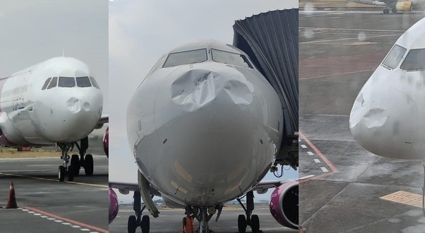 Catania, panico sul volo Wizzair da Londra: l'aereo atterra danneggiato dalla grandine