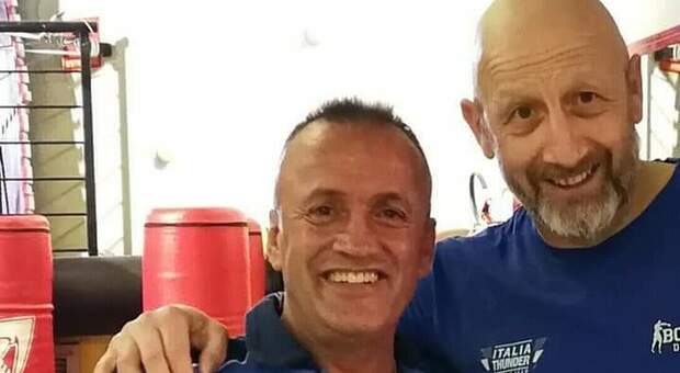 Maurizio Stecca campione olimpico e Loris Baldan del Kamicenter amici della boxe di Mestre