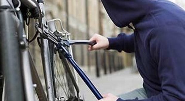 Ladro di biciclette inseguito dai poliziotti per le vie della città: bloccato e denunciato per furto