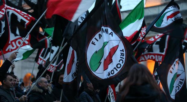 Roma, blitz di Forza Nuova negli studi di La7: interviene Floris Roma, blitz di Forza Nuova negli studi di La7: interviene Floris