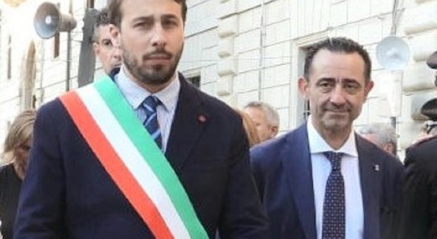 Il sindaco Daniele Sinibaldi con l'onorevole Paolo Trancassini