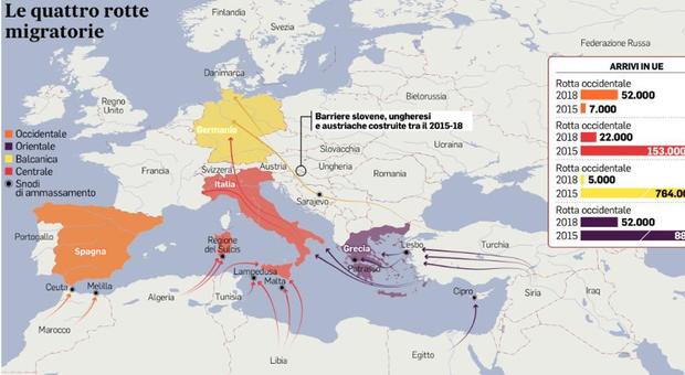 Focolai migranti, la nuova tratta per l'Italia passa a Oriente: dall'Iran alla Grecia Focolai migranti, la nuova tratta per l'Italia passa a Oriente: dall'Iran alla Grecia