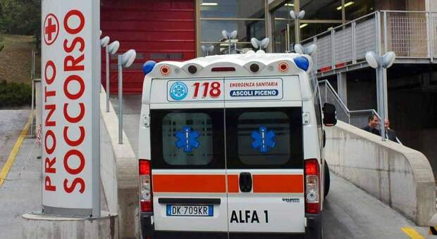 Il pronto soccorso dell'ospedale di Ascoli