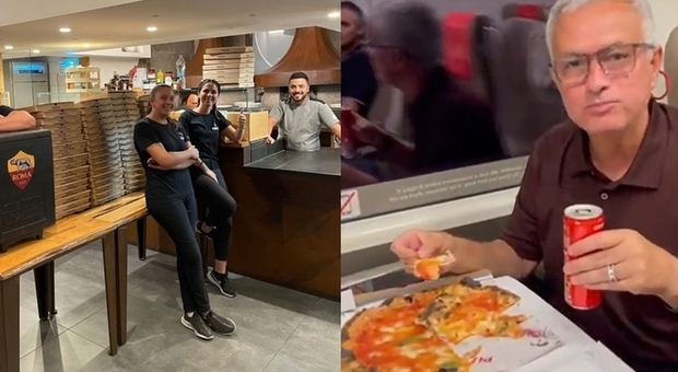 La Roma vince a Salerno e festeggia con 60 pizze per squadra e staff