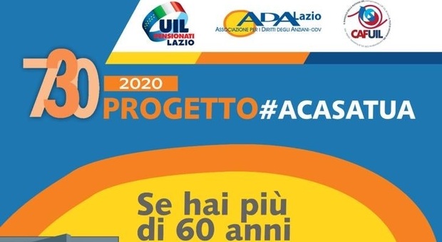 Coronavirus, per i pensionati di Rieti dichiarazione dei redditi direttamente da casa: progetto Uil #Acasatua Coronavirus, per i pensionati di Rieti dichiarazione dei redditi direttamente da casa: progetto Uil #Acasatua