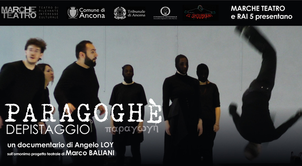 Una scena di Paragoghé di Marco Baliani Una scena di Paragoghé di Marco Baliani