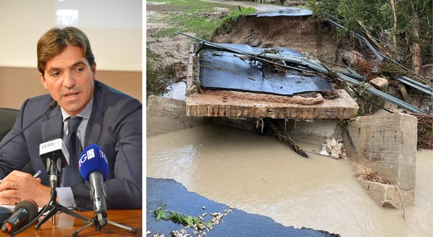 Alluvione, Acquaroli mette sotto accusa la Protezione Civile: «Subito una commissione d'indagine»