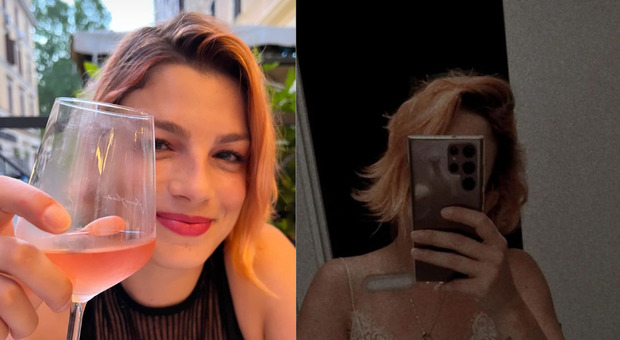 Emma Marrone e il nuovo look: capelli corti e total pink. Il ritorno sui social