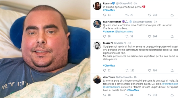 Max Conteddu, il cordoglio social: «Buon viaggio poeta, facevi riflettere e sorridere». E vola l'hashtag #CiaoMax Max Conteddu, il cordoglio social: «Buon viaggio poeta, facevi riflettere e sorridere». E vola l'hashtag #CiaoMax