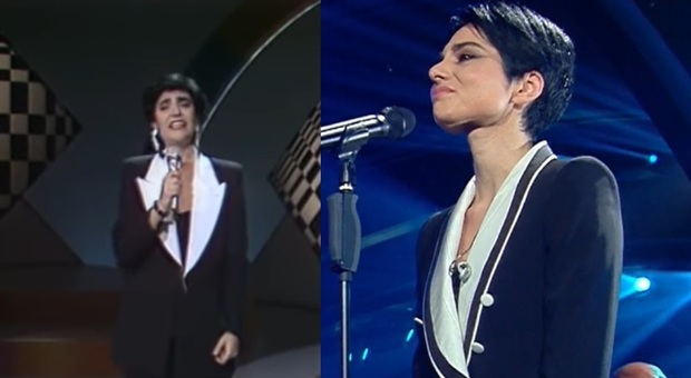 Sanremo 2020, Giordana Angi nei panni di Mia Martini con "La nevicata del 56": stesso look anni '90 - Il testo