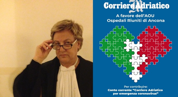 Marina Magistrelli con il Corriere a sostegno di Torrette: «Un aiuto concreto, sicuro e immediato» Marina Magistrelli con il Corriere a sostegno di Torrette: «Un aiuto concreto, sicuro e immediato»