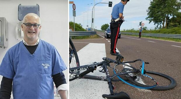 La bici del ciclista investito, il veterinario Michele Rosina