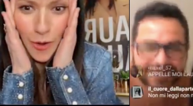 Laura Pausini si collega in diretta con due fan ma stanno facendo sesso: «Ma è nudo?» VIDEO