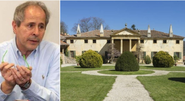 Andrea Crisanti compra villa palladiana da due milioni di euro a Vicenza: «Ma l'ho pagata meno e sarà aperta alle scuole» Foto Mappa