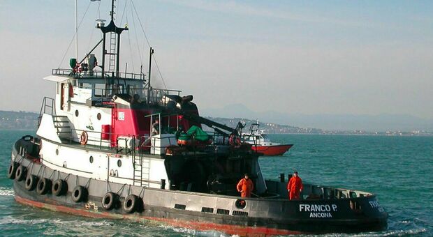 Il Franco P, rimorchiatore affondato nei giorni scorsi al largo di Bari