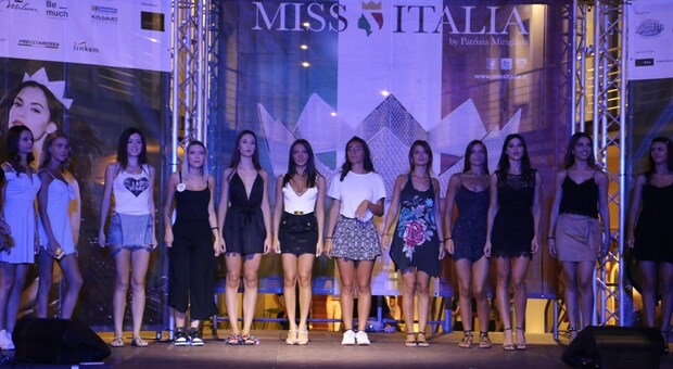 Una sfilata di Miss Italia in un'immagine di repertorio