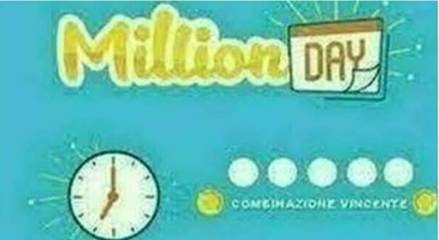 Million Day, estrazione dei cinque numeri vincenti di oggi lunedì 1 novembre 2021