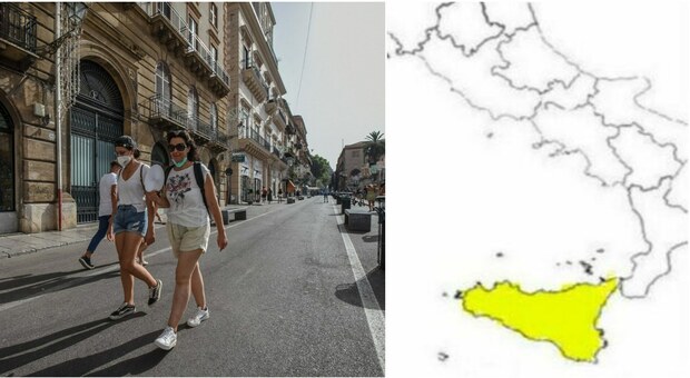 Zona gialla in Sicilia a un passo, la Sardegna migliora mentre ora la Calabria rischia davvero